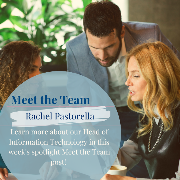 Meet the Team: Rachel Pastorella