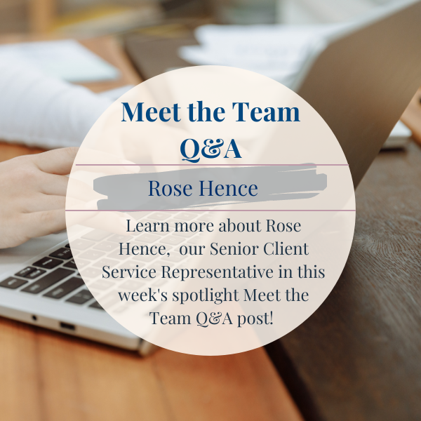 Meet the Team: Rose Hence