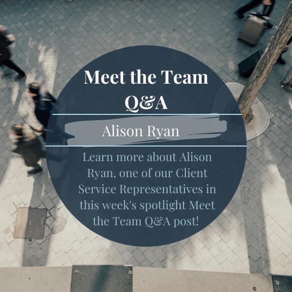 Meet the Team: Alison Ryan